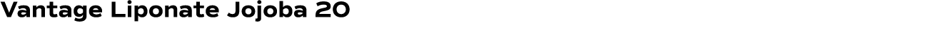 Vantage Liponate Jojoba 20