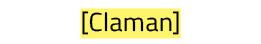  Claman 
