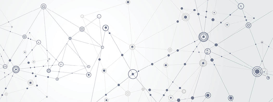 Geometric connected line and dots  Simple technology graphic background  Vector banner design 