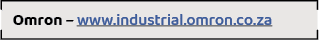 Omron – www.industrial.omron.co.z