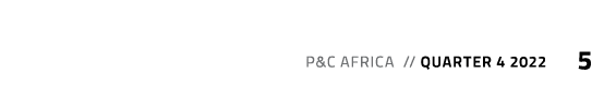  P&C Africa // Quarter 4 2022 5
