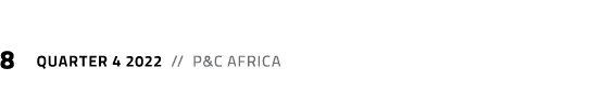 8 Quarter 4 2022 // P&C Africa