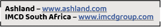 Ashland – www.ashland.com IMCD South Africa – www.imcdgroup.co