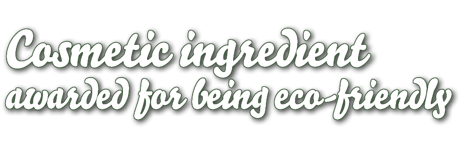 Cosmetic ingredient awarded for being eco friendly 