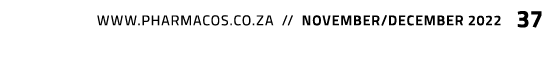  www.pharmacos.co.za // november/december 2022 37