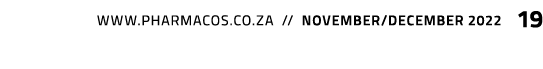  www.pharmacos.co.za // november/december 2022 19