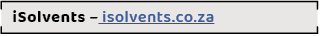iSolvents – isolvents.co.z