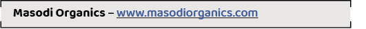 Masodi Organics – www.masodiorganics.co
