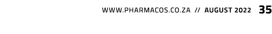    www.pharmacos.co.za // august 2022 35