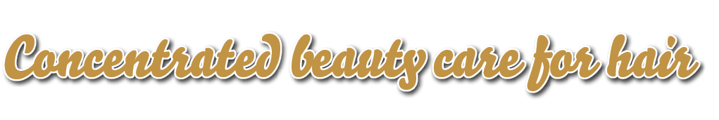 Concentrated beauty care for hair 
