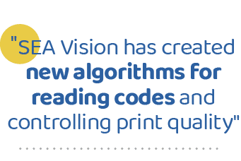 \“SEA Vision has created new algorithms for reading codes and controlling print quality