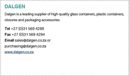 Dalgen Dalgen is a leading supplier of high-quality glass containers, plastic containers, closures and packaging acce...