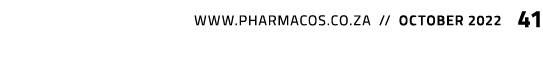    www.pharmacos.co.za // October 2022 41