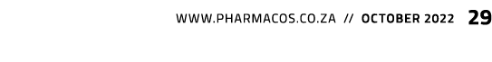   www.pharmacos.co.za // October 2022 29