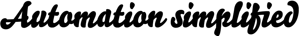 Automation simplified 