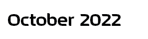 October 2022