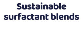 Sustainable surfactant blends 