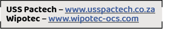 USS Pactech – www.usspactech.co.za Wipotec – www.wipotec-ocs.com