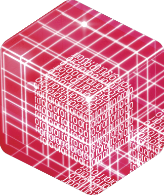 3d illustration block chain crypto nft 3d render background