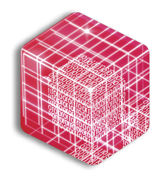 3d illustration block chain crypto nft 3d render background