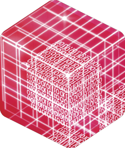 3d illustration block chain crypto nft 3d render background