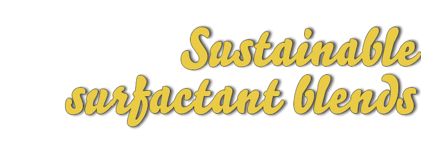 Sustainable surfactant blends