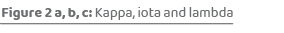 Figure 2 a, b, c: Kappa, iota and lambda