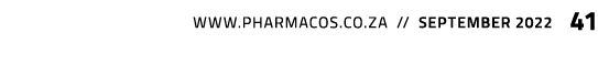    www.pharmacos.co.za // September 2022 41