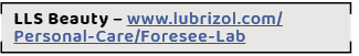 LLS Beauty – www.lubrizol.com/Personal-Care/Foresee-La