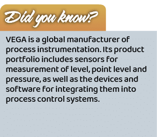 Did you know? ,VEGA is a global manufacturer of process instrumentation. Its product portfolio includes sensors for m...