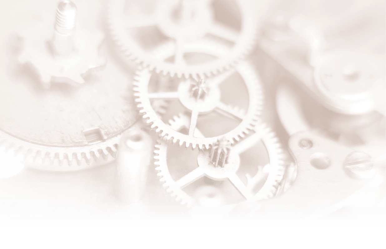 Mechanical watches mechanism very close up, blurred background for design