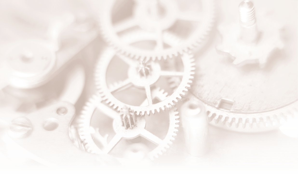 Mechanical watches mechanism very close up, blurred background for design