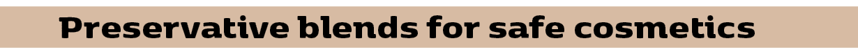 Preservative blends for safe cosmetics