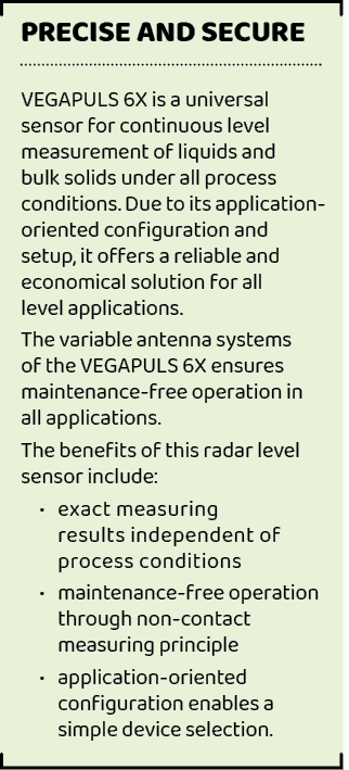,Precise and secure ,VEGAPULS 6X is a universal sensor for continuous level measurement of liquids and bulk solids un...