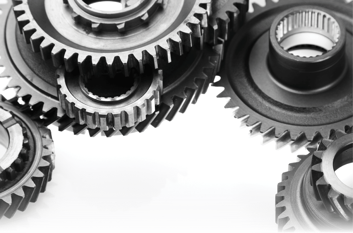Metal cog wheels bonding together