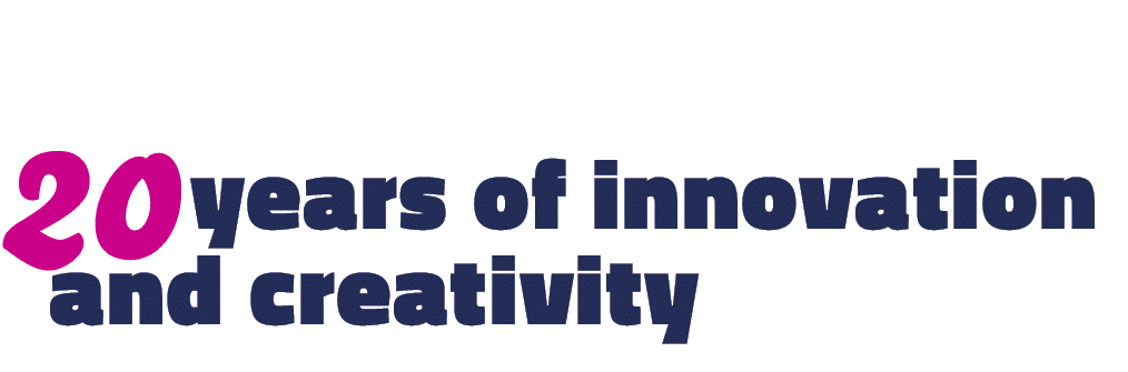 20, years of innovation and creativity