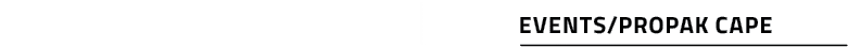 Events/Propak Cap