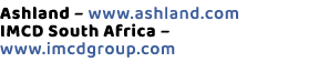 Ashland – www.ashland.com IMCD South Africa – www.imcdgroup.com 
