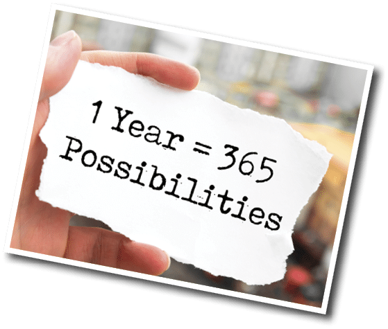 1 Year = 365 Possibilities: Inspiration Motivational