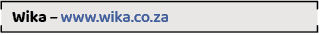 Wika – www.wika.co.z
