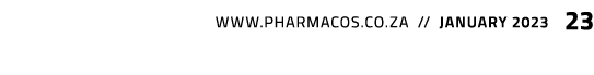  www.pharmacos.co.za // january 2023 23