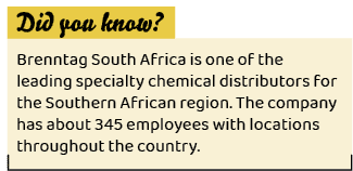 ,Brenntag South Africa is one of the leading specialty chemical distributors for the Southern African region. The com...