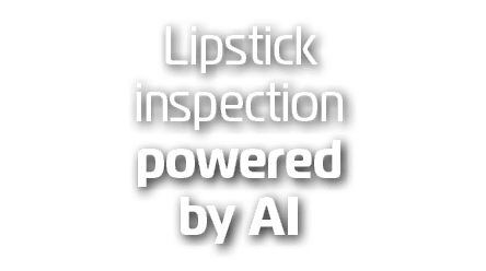 Lipstick inspection powered by AI