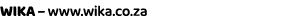WIKA – www.wika.co.za