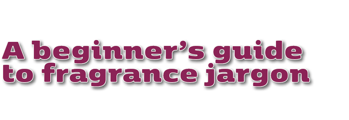  A beginner’s guide to fragrance jargon