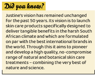 ,Justine’s vision has remained unchanged for the past 50 years. Its vision is to launch skin care products specifical...