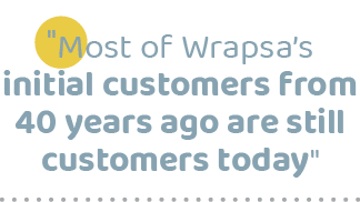 \“Most of Wrapsa’s initial customers from 40 years ago are still customers today
