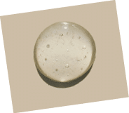 cosmetic smears of creamy texture on a pastel background