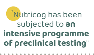 \“Nutricog has been subjected to an intensive programme of preclinical testing
