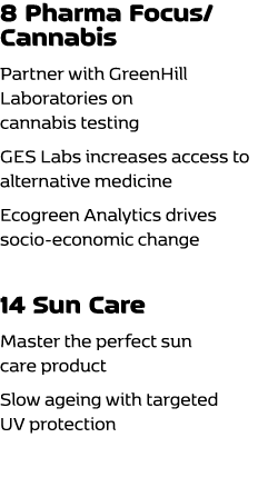 8 Pharma Focus/Cannabis Partner with GreenHill Laboratories on cannabis testing GES Labs increases access to alternat...